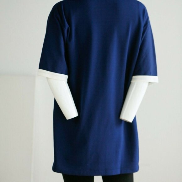 Vintage 70s USA Nylon Short Sleeve T Shirt Top - Picture 5 of 7